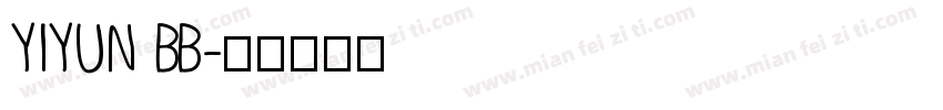 YIYUN BB字体转换